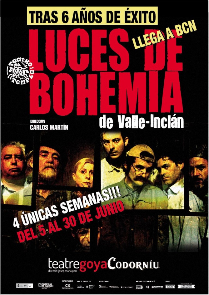 "Luces de Bohemia", en el Teatro Goya Codorniu de Barcelona: recomendaci&oacute;n de la adaptaci&oacute;n de Teatro del Temple de uno de los textos esenciales de nuestro teatro