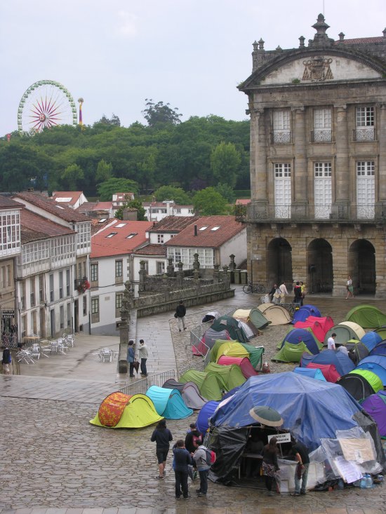 Toma la plaza Galicia