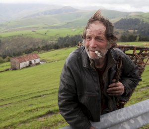 Policarpo Sainz  en el campo