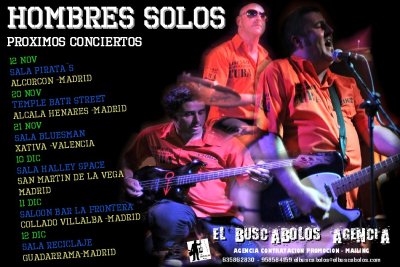 Hombres solos poster