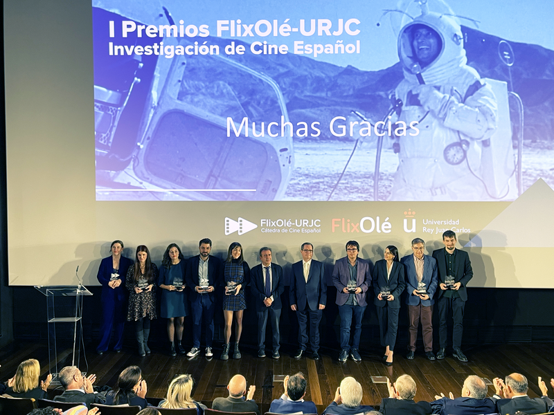 La Cátedra FlixOlé-URJC entrega los primeros premios a la investigación del cine español