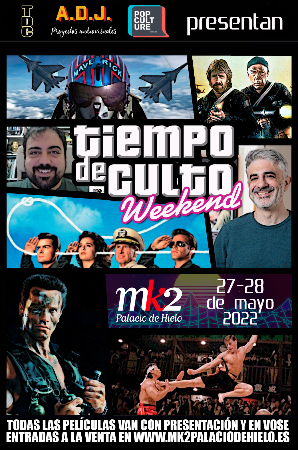 &#039;TIEMPO DE CULTO WEEKEND&#039;, UNA MUESTRA DE CINE PARA REVIVIR LA “ERA DEL  VIDEOCLUB” EN PANTALLA GRANDE, LOS DÍAS 27 Y 28 DE MAYO EN MADRID