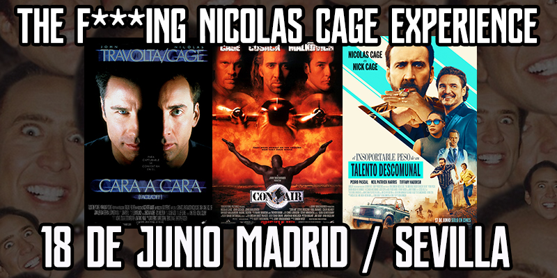 &quot;THE NICOLAS CAGE EXPERIENCE”, el evento que rinde tributo al célebre actor, llega el 18 de junio a MADRID y SEVILLA