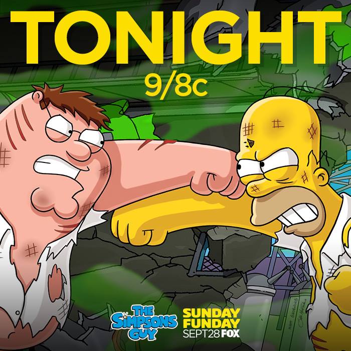 CeC | Family Guy 13 temporada estreno en FOX USA hoy (Padre de Familia -  Especial Crossover con los Simpsons)
