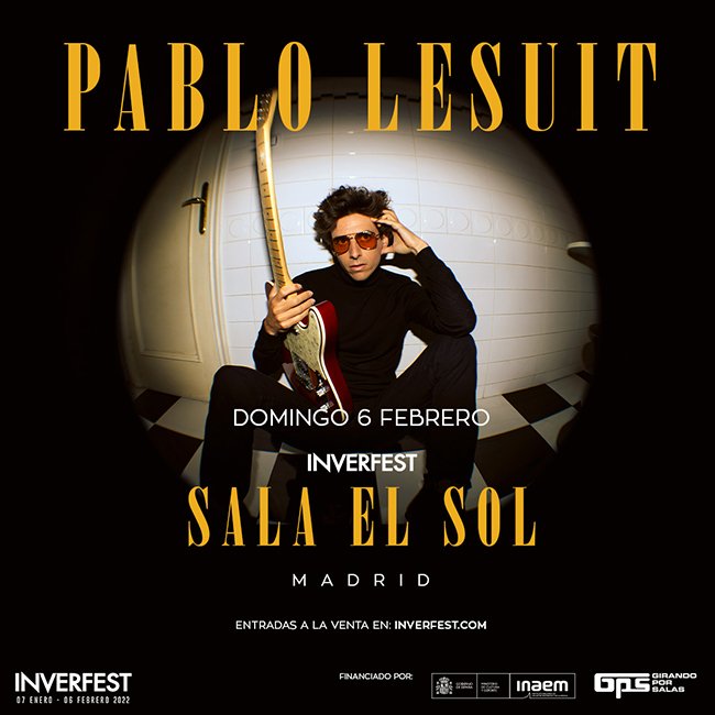 Culturaencadena.com entrevista en exclusiva a Pablo Lesuit, con motivo de su concierto en Sala El Sol Madrid
